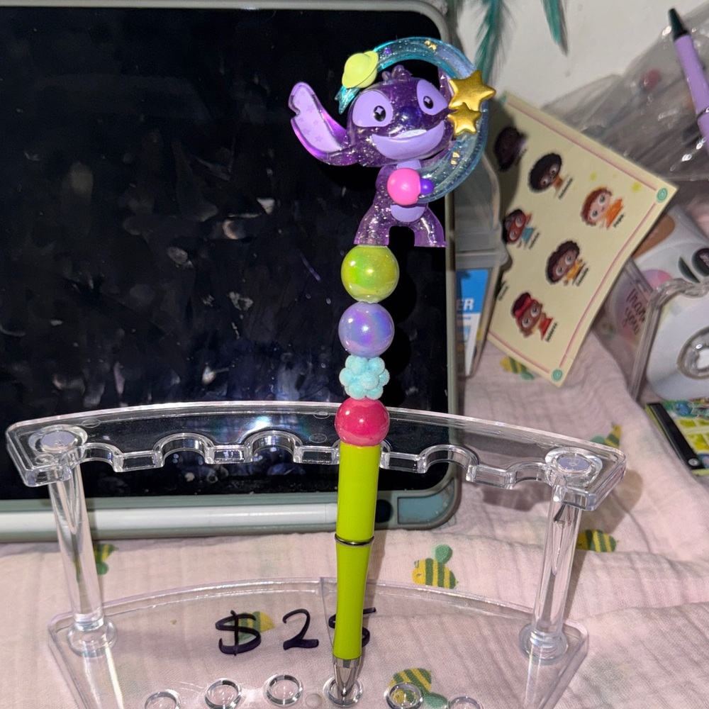 Disney Purple and Green stitch  Character Pen